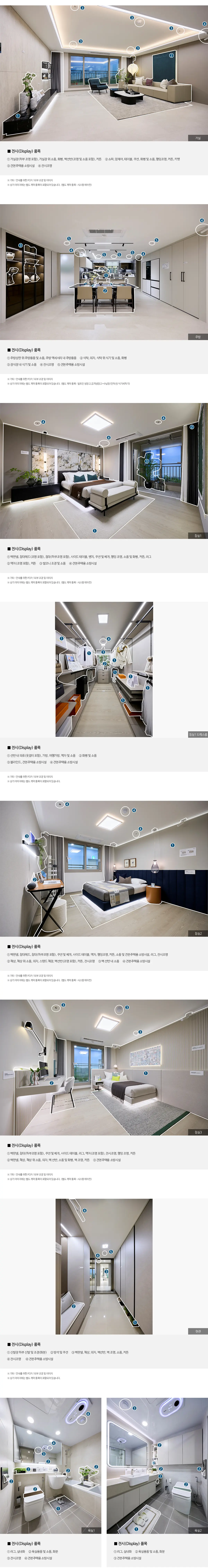 126타입 전시품목